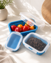 Load image into Gallery viewer, Collapsible Silicone Food Storage Container Combo pack(3 units)