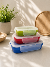 Load image into Gallery viewer, Collapsible Silicone Food Storage Container Combo pack(3 units)