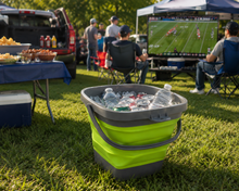 Load image into Gallery viewer, * New * Square Collapsible Bucket (10L) - Packs Easy!
