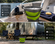 Load image into Gallery viewer, * New * Square Collapsible Bucket (10L) - Packs Easy!