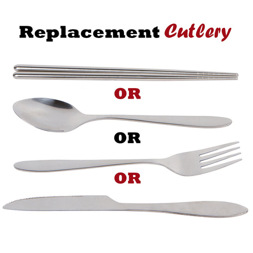 1 Piece Lightweight Stainless Steel Travel / Camping Cutlery Replacement Utensils